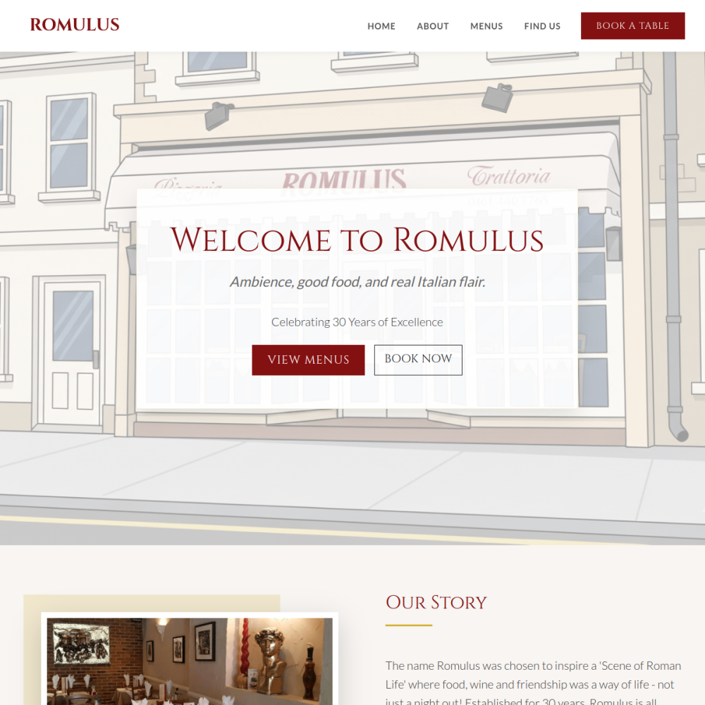 Romulus Restaurant | Bramhall, Cheshire thumbnail