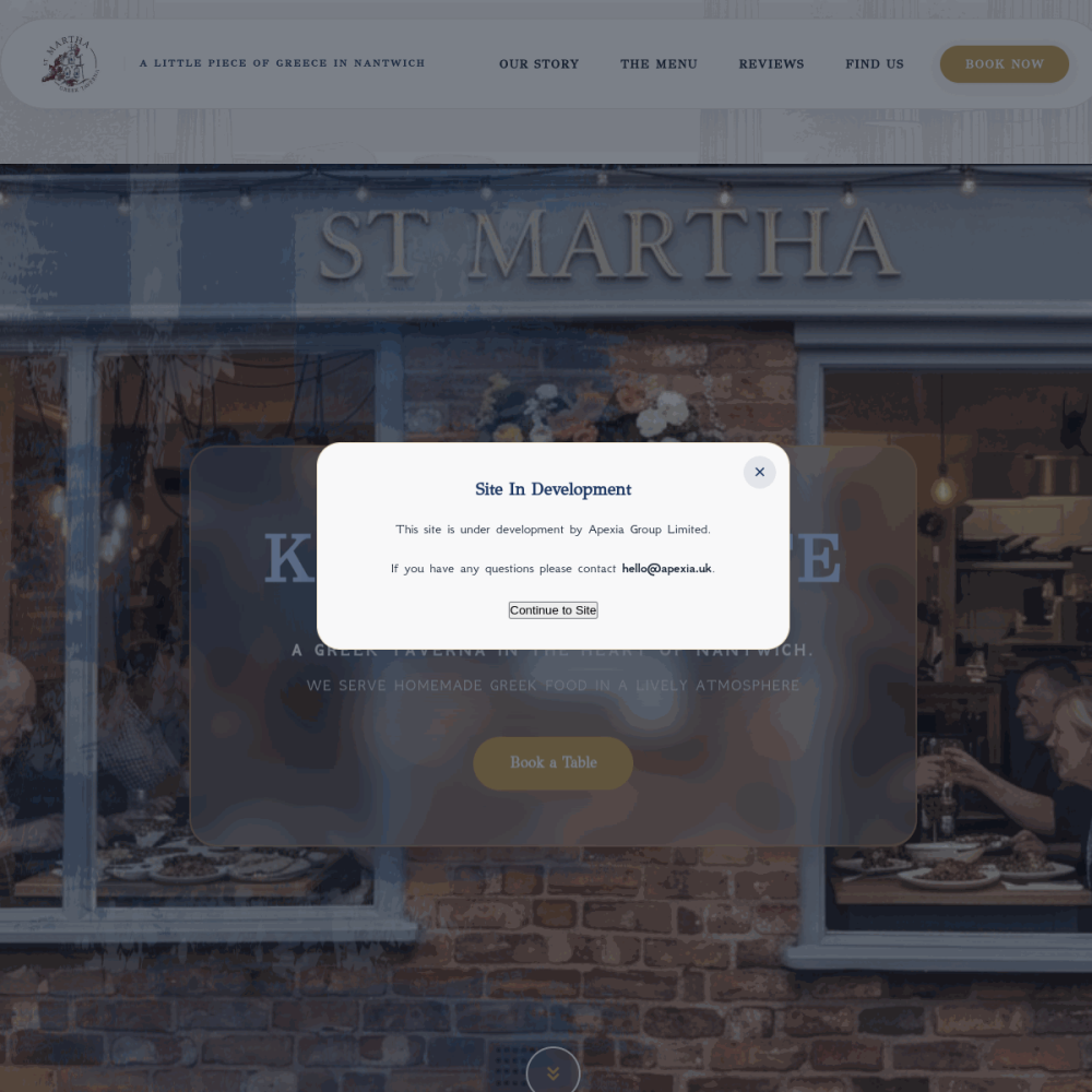 St Martha Restaurant | Authentic Greek Taverna | Nantwich thumbnail
