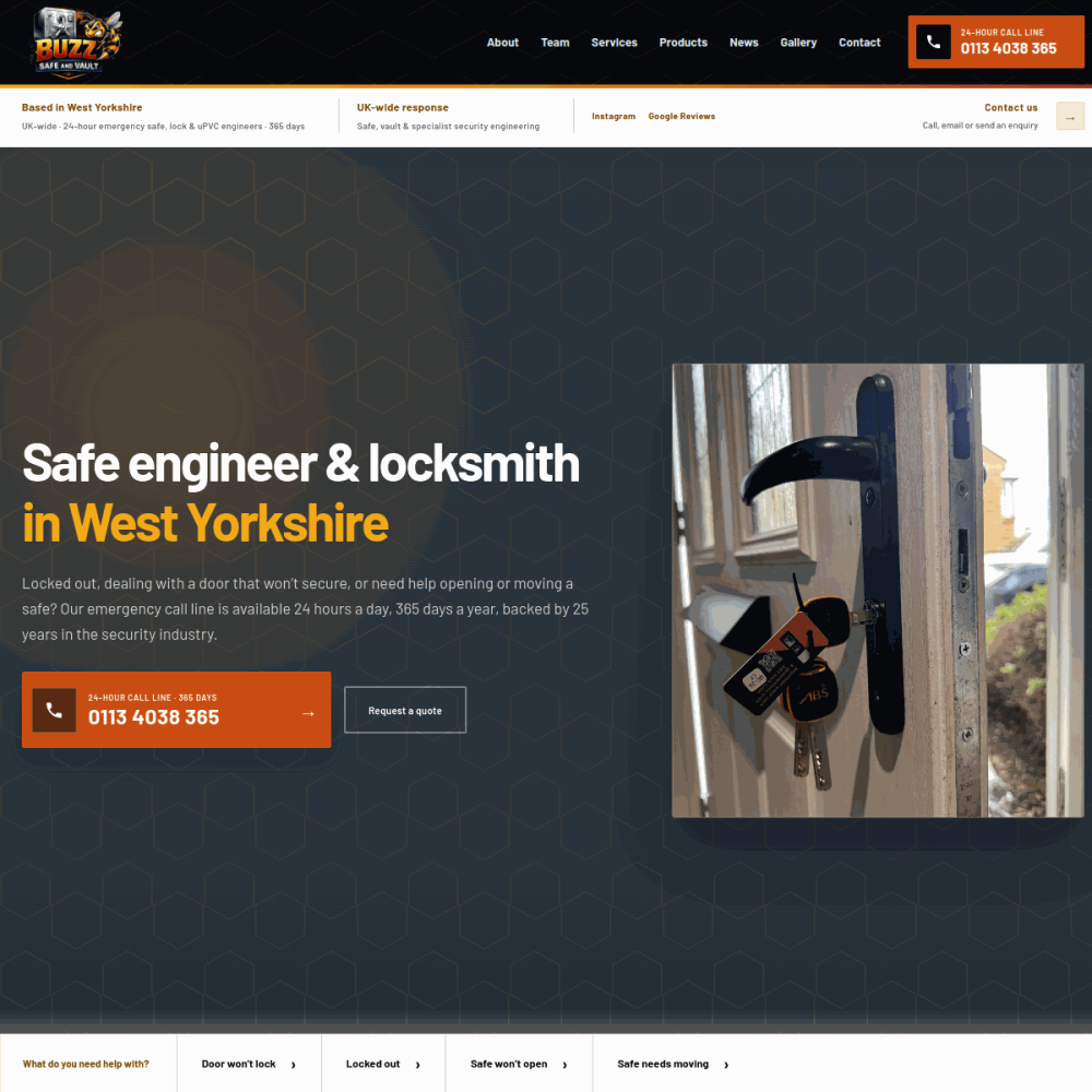 Safe Engineer &amp; Locksmith Leeds | Buzz Safe &amp; Vault thumbnail