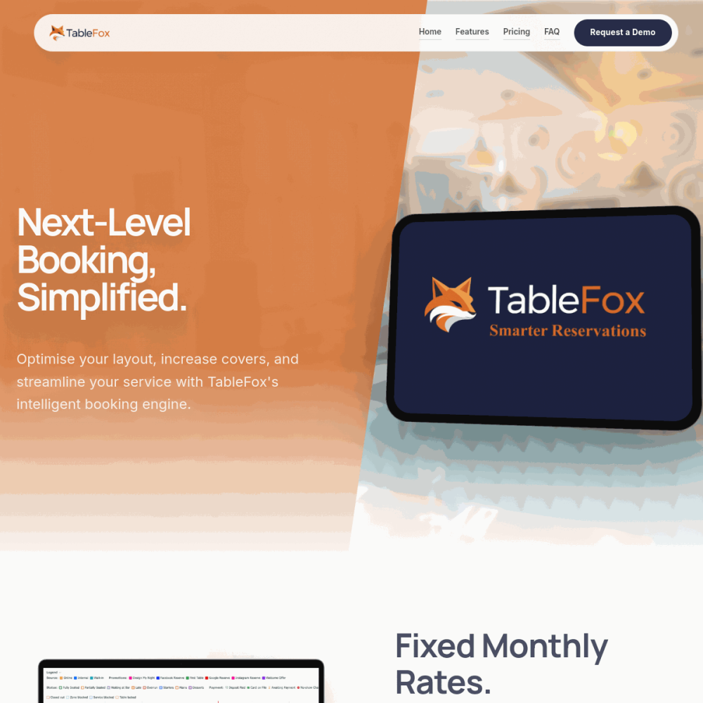 TableFox – Smarter Reservations for Modern Hospitality thumbnail