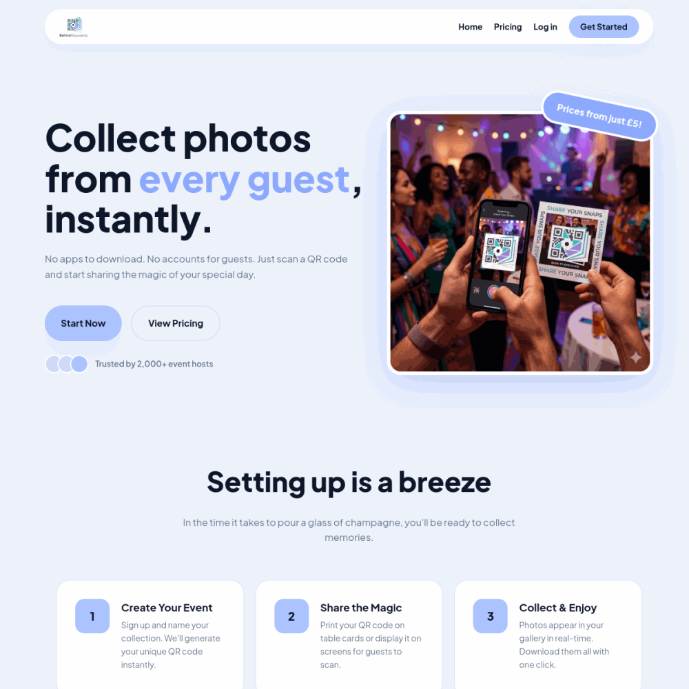 The easiest way to collect event photos - Behindthe.events thumbnail
