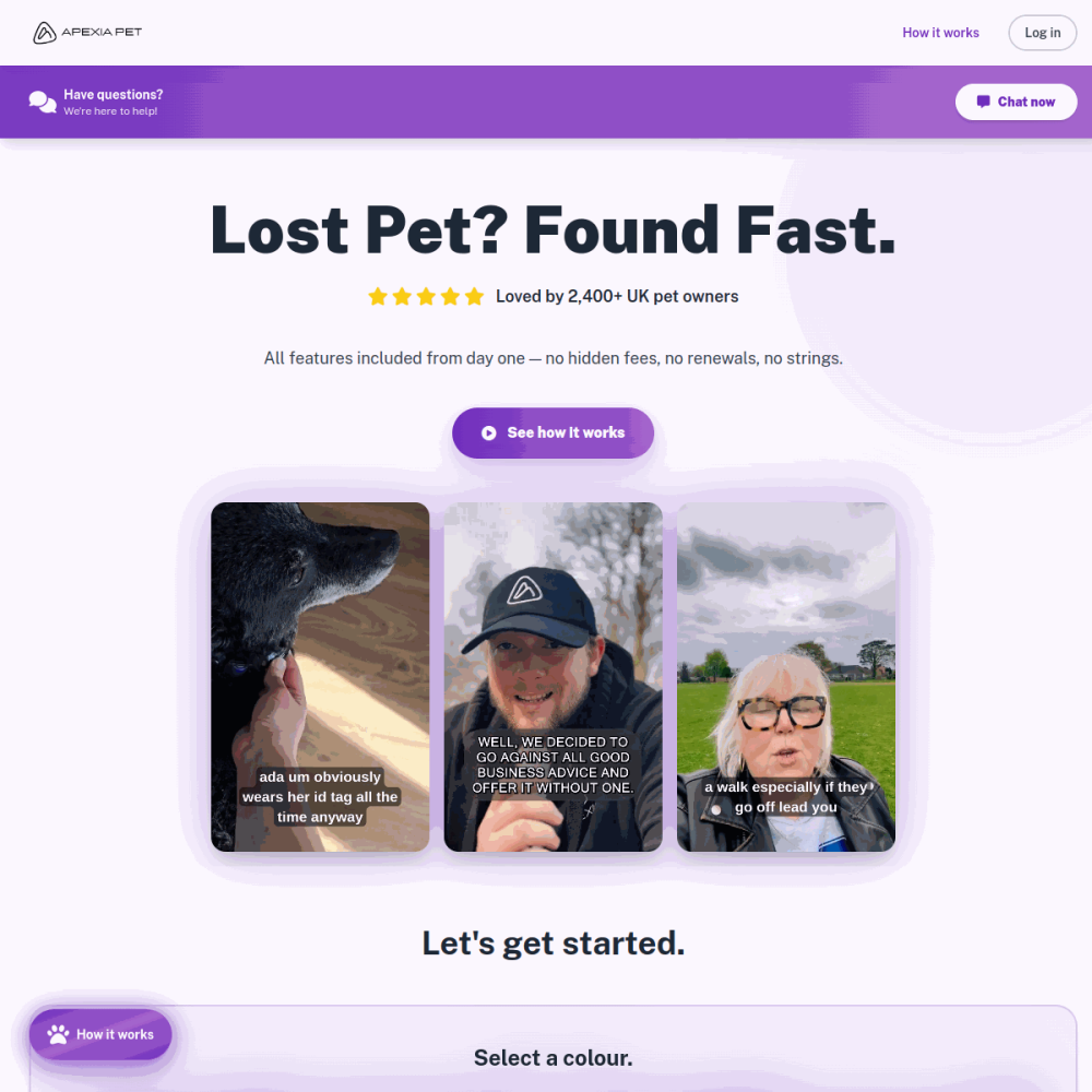 Smart Pet Tag — £30 | Apexia Pet thumbnail