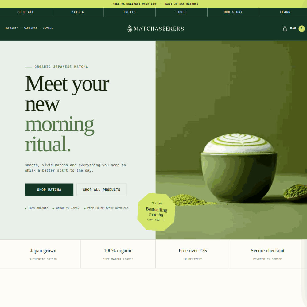 MatchaSeekers — Organic Japanese Matcha thumbnail